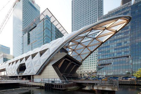 Fosters + Partners' Canary Wharf Crossrail station