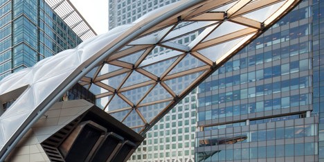 Fosters + Partners' Canary Wharf Crossrail station