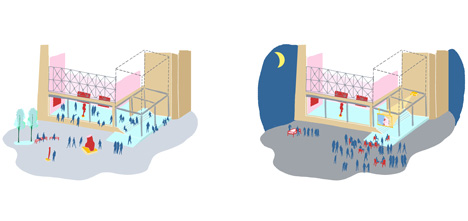 Concept diagram – night and day