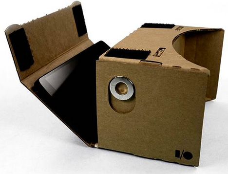 Google Cardboard virtual reality headset