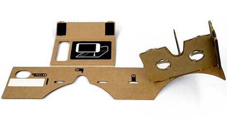Google Cardboard virtual reality headset