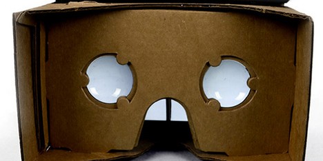 Google Cardboard virtual reality headset