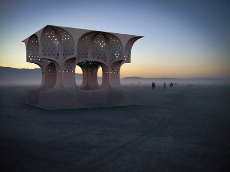 Hayam temple by Josh Haywood for Burning Man Festival