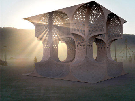 Hayam temple by Josh Haywood for Burning Man Festival