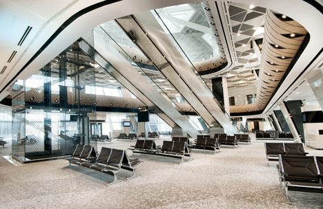 Heydar Aliyev Airport terminal by Autoban