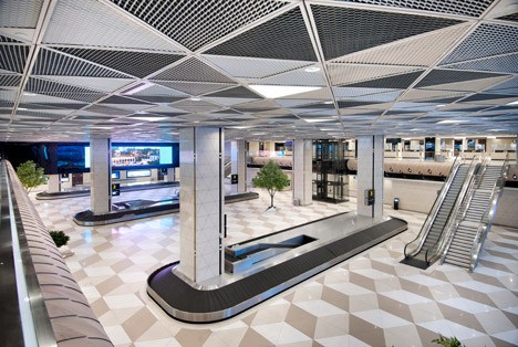 Heydar Aliyev Airport terminal by Autoban