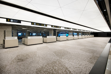 Heydar Aliyev Airport terminal by Autoban