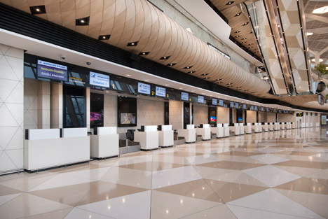 Heydar Aliyev Airport terminal by Autoban