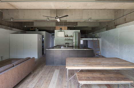 House with Loft by Hiroyuki Tanaka