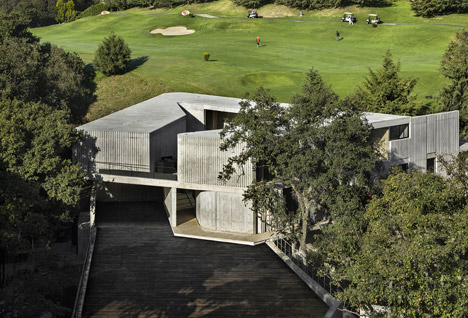 Concrete House P in Mexico by Cherem