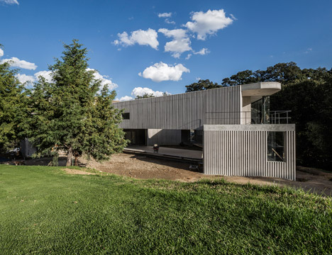 Concrete House P in Mexico by Cherem
