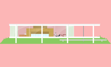 Iconic Houses animation by Matteo Muci