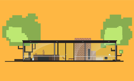 Iconic Houses animation by Matteo Muci