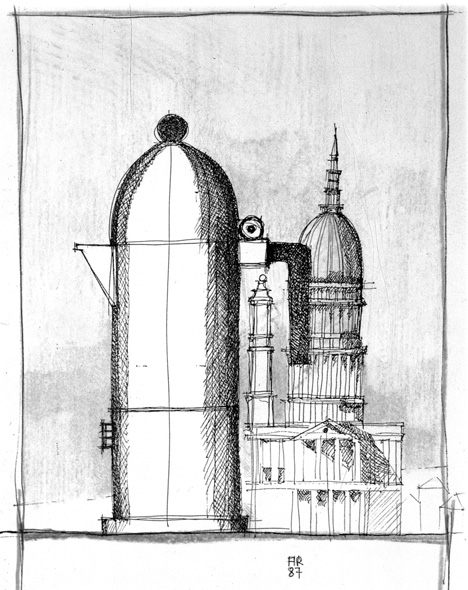 La Cupola espresso maker by Aldo Rossi for Alessi