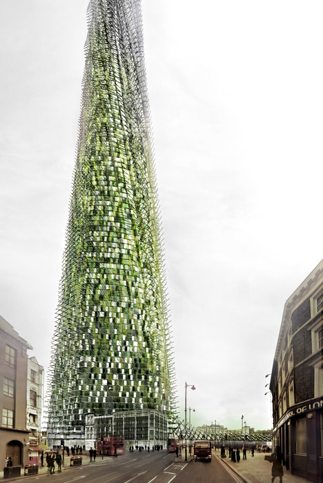 London Organic Skycraper by Agence Chartier Corbasson