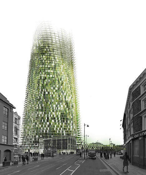 London Organic Skycraper by Agence Chartier Corbasson