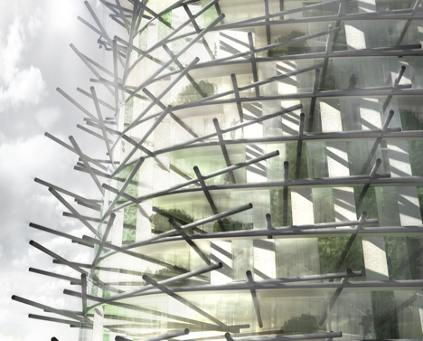 London Organic Skycraper by Agence Chartier Corbasson