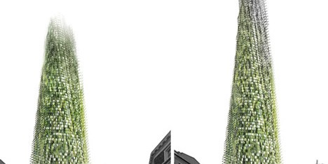 London Organic Skycraper by Agence Chartier Corbasson