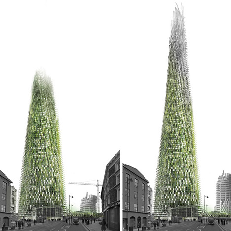 London Organic Skycraper by Agence Chartier Corbasson