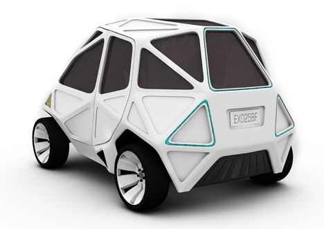 Exo Electric City Car by Mark Beccaloni and Mauro Fragiotta