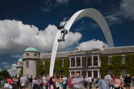 Mercedes-Benz Sculpture by Gerry Judah for Goodwood Festival of Speed 2014
