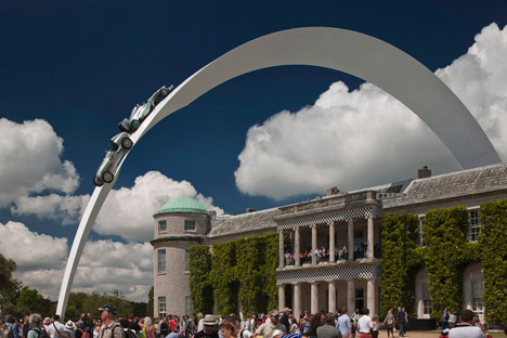 Mercedes-Benz Sculpture by Gerry Judah for Goodwood Festival of Speed 2014