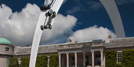 Mercedes-Benz Sculpture by Gerry Judah for Goodwood Festival of Speed 2014