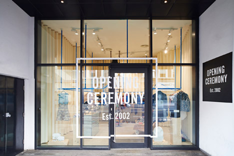 Opening Ceremony Shoreditch boutique by Max Lamb