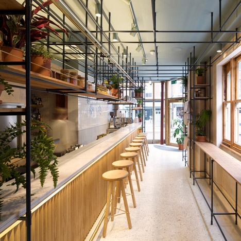 Opso restaurant in London by K-Studio