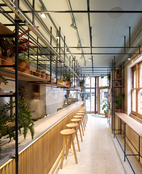 Opso restaurant in London by K-Studio