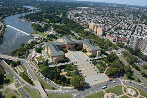Philadelphia art museum by Gehry Partners