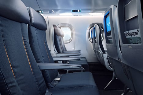 Priestmangoode airline interior for Embraer