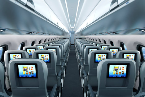 Priestmangoode airline interior for Embraer