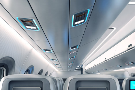 Priestmangoode airline interior for Embraer