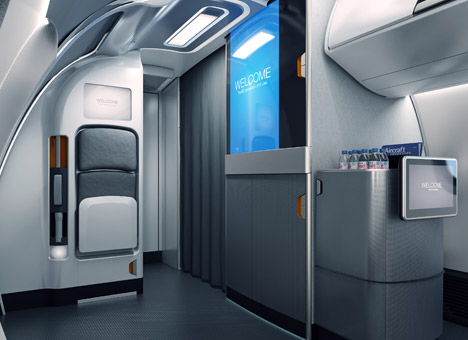 Priestmangoode airline interior for Embraer