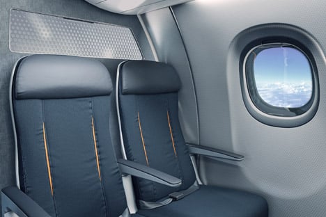 Priestmangoode airline interior for Embraer