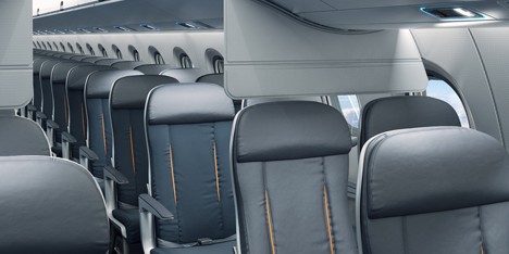 Priestmangoode airline interior for Embraer
