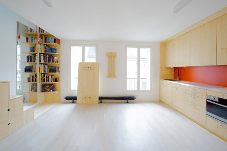 Schema apartment in Paris