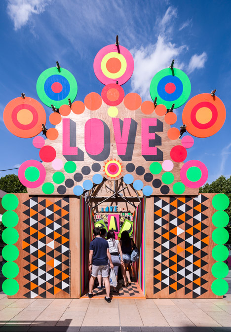 Temple of Agape by Morag Myerscough and Luke Morgan
