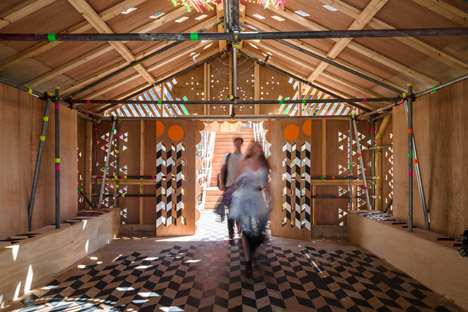 Temple of Agape by Morag Myerscough and Luke Morgan
