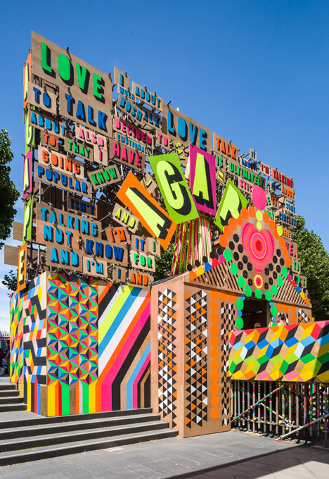 Temple of Agape by Morag Myerscough and Luke Morgan