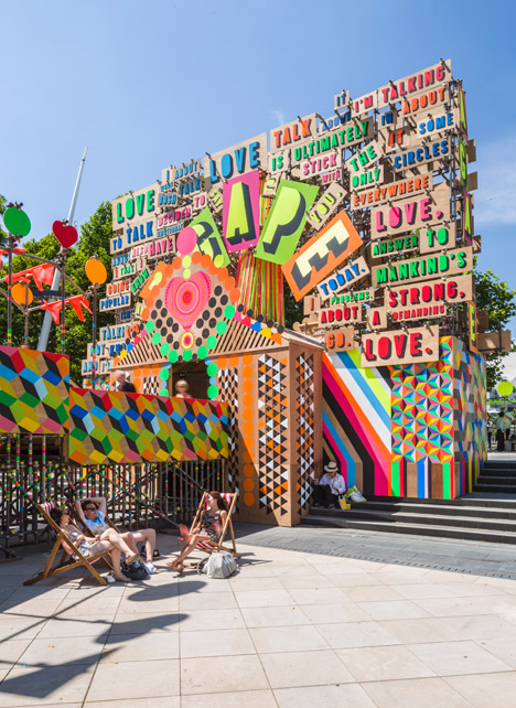 Temple of Agape by Morag Myerscough and Luke Morgan