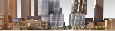Toronto skyscraper complex by Frank Gehry