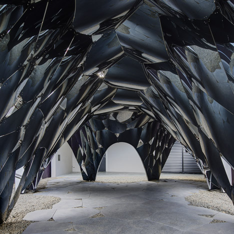 Sydney garden pavilion by AR-MA built from thousands of components