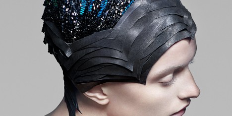 Vicenza headdress by The Unseen for Swarovski
