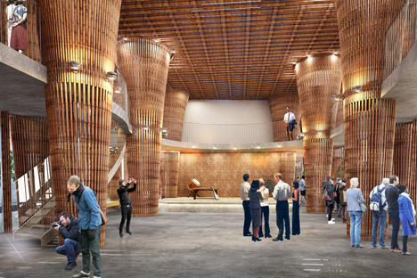 Vietnam Pavilion at the Milan Expo by Vo Trong Nghia Architects