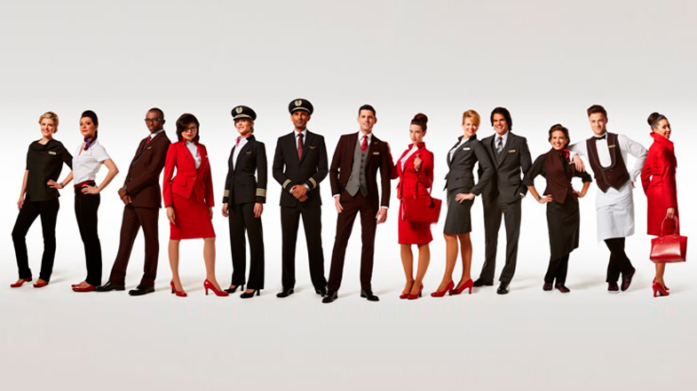 Vivienne Westwood Virgin Atlantic uniforms
