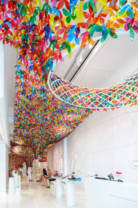 We Are Flowers installation by Melissa and SOFTlab
