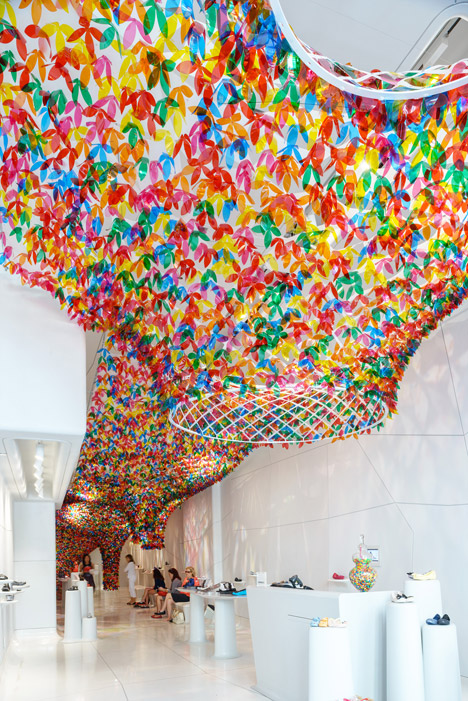 We Are Flowers installation by Melissa and SOFTlab