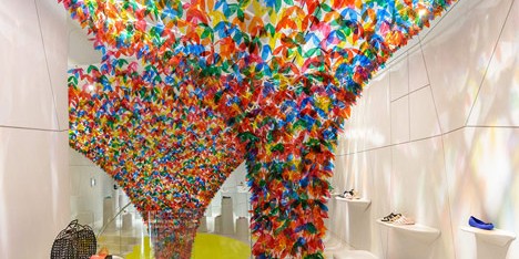 We Are Flowers installation by Melissa and SOFTlab